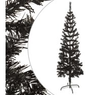 Mākslīgā Ziemassvētku Egle, Šaura, Melna, 150 Cm Vidaxl 8720286363744