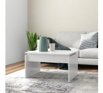 Kafijas Galdiņš, Balts, 68X50X38 Cm, Inženierijas Koks Vidaxl 8720286606728