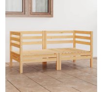 Divvietīgs Dārza Dīvāns, Priedes Masīvkoks Vidaxl 8720286682692