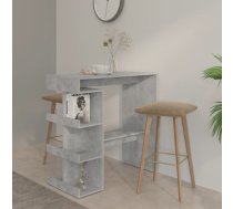 Bāra Galds Ar Plauktu, Kūpināta Ozolkoka Krāsā, 100X50X101,5 Cm Vidaxl 8720286834176