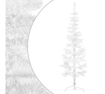 Mākslīgā Ziemassvētku Egle Ar Statīvu, Pusapaļa, Balta, 150 Cm Vidaxl 8720287000686
