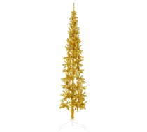 Mākslīgā Ziemassvētku Egle Ar Statīvu, Pusapaļa, Zelta, 180 Cm Vidaxl 8720287000945