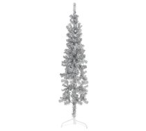 Mākslīgā Ziemassvētku Egle, Statīvs, Pusapaļa, Sudraba, 150 Cm Vidaxl 8720287000983