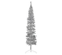 Mākslīgā Ziemassvētku Egle, Statīvs, Pusapaļa, Sudraba, 210 Cm Vidaxl 8720287001003