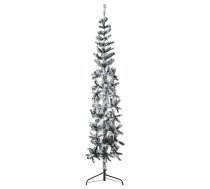Mākslīgā Ziemassvētku Egle Ar Sniegu, Šaura, Pusapaļa, 180 Cm Vidaxl 8720287001096
