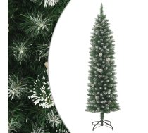 Mākslīgā Ziemassvētku Egle Ar Statīvu, Šaura, 150 Cm, Pvc Vidaxl 8720287068297