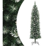 Mākslīgā Ziemassvētku Egle Ar Statīvu, Šaura, 180 Cm, Pvc Vidaxl 8720287068303