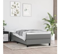 Kabatu Atsperu Matracis, Tumši Pelēks, 90X200X20 Cm, Audums Vidaxl 8720287160496