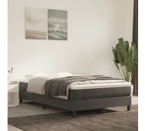 Kabatu Atsperu Matracis, Tumši Pelēks, 120X200X20 Cm, Samts Vidaxl 8720287160830