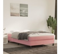 Kabatu Atsperu Matracis, Rozā, 120X200X20 Cm, Samts Vidaxl 8720287160878