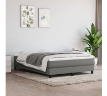 Kabatu Atsperu Matracis, Tumši Pelēks, 140X190X20 Cm, Audums Vidaxl 8720287160892