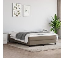 Kabatu Atsperu Matracis, Pelēkbrūns, 140X200X20 Cm, Audums Vidaxl 8720287161127