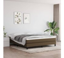 Kabatu Atsperu Matracis, Tumši Brūns, 160X200X20 Cm, Audums Vidaxl 8720287161318