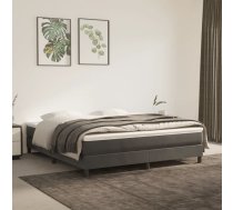 Kabatu Atsperu Matracis, Tumši Pelēks Samts, 180X200X20 Cm Vidaxl 8720287161639