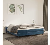 Kabatu Atsperu Matracis, Tumši Zils Samts, 180X200X20 Cm Vidaxl 8720287161660
