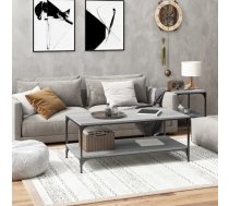 Kafijas Galdiņš, Pelēcīga Ozola, 80X50X40 Cm, Inženierijas Koks Vidaxl 8720287197522