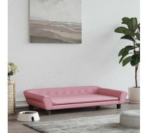 Gulta Suņiem, Rozā, 100X50X21 Cm, Samts Vidaxl 8720287219910