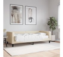 Dīvāngulta Ar Matraci, Krēmkrāsas, 90X200 Cm, Audums Vidaxl 8720845459383