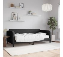 Dīvāngulta Ar Matraci, Melns Audums, 90X200 Cm Vidaxl 8720845461744