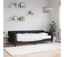 Dīvāngulta Ar Matraci, Melns Audums, 90X200 Cm Vidaxl 8720845467845