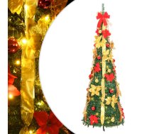 Mākslīgā Ziemassvētku Egle, 100 Led, Zaļa, 150 Cm Vidaxl 8720845472535