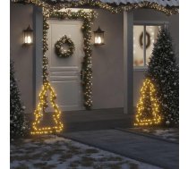 Ziemassvētku Gaismas Dekors, Egles Forma, 115 Led, 90 Cm Vidaxl 8721012118355