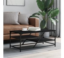 Kafijas Galdiņš, Melns, 100X49X40 Cm, Inženierijas Koks Vidaxl 8721012125056