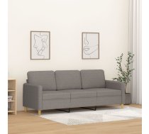 Trīsvietīgs Dīvāns, Pelēkbrūns Audums, 180 Cm Vidaxl 8721012135789