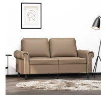 Divvietīgs Dīvāns, Kapučīno Krāsa, 120 Cm, Mākslīgā Āda Vidaxl 8721012135888