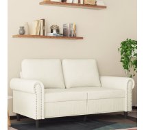 Divvietīgs Dīvāns, Krēmkrāsas, 120 Cm, Samts Vidaxl 8721012136120