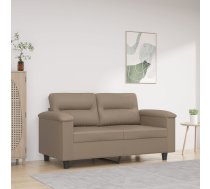 Divvietīgs Dīvāns, Kapučīno Krāsa, 120 Cm, Mākslīgā Āda Vidaxl 8721012136670