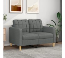 Divvietīgs Dīvāns, Tumši Pelēks Audums, 120 Cm Vidaxl 8721012138100