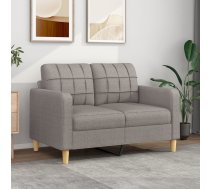 Divvietīgs Dīvāns, Pelēkbrūns Audums, 120 Cm Vidaxl 8721012138162