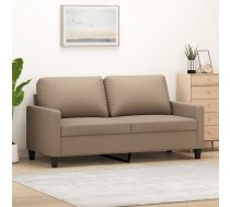 Divvietīgs Dīvāns, Kapučīno Krāsa, 140, Mākslīgā Āda Vidaxl 8721012138674
