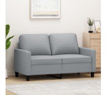Divvietīgs Dīvāns, Gaiši Pelēks, 120 Cm, Audums Vidaxl 8721012138810
