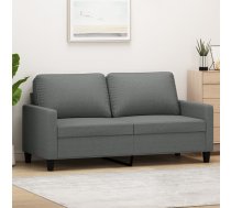 Divvietīgs Dīvāns, Tumši Pelēks Audums, 140 Cm Vidaxl 8721012138902