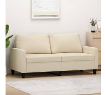 Divvietīgs Dīvāns, Krēmkrāsas Audums, 140 Cm Vidaxl 8721012138919