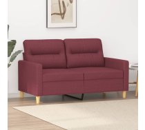 Divvietīgs Dīvāns, Vīnsarkans Audums, 120 Cm Vidaxl 8721012139596