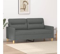 Divvietīgs Dīvāns, Tumši Pelēks Audums, 140 Cm Vidaxl 8721012139626