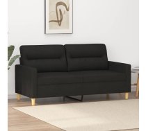 Divvietīgs Dīvāns, Melns Audums, 140 Cm Vidaxl 8721012139657