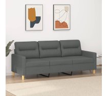 Trīsvietīgs Dīvāns, Tumši Pelēks Audums, 180 Cm Vidaxl 8721012139701