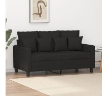 Divvietīgs Dīvāns, Melns Audums, 120 Cm Vidaxl 8721012139893