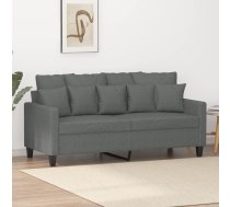 Divvietīgs Dīvāns, Tumši Pelēks Audums, 140 Cm Vidaxl 8721012139947