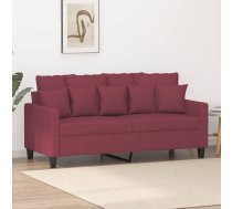 Divvietīgs Dīvāns, Vīnsarkans Audums, 140 Cm Vidaxl 8721012139992