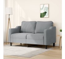 Divvietīgs Dīvāns, Tumši Pelēks Audums, 140 Cm Vidaxl 8721012140851