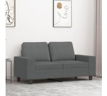 Divvietīgs Dīvāns, Tumši Pelēks Audums, 120 Cm Vidaxl 8721012141100