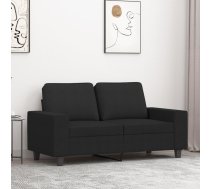 Divvietīgs Dīvāns, Melns Audums, 120 Cm Vidaxl 8721012141131