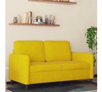 Divvietīgs Dīvāns, Dzeltens, 120 Cm, Samts Vidaxl 8721012141643