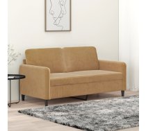 Divvietīgs Dīvāns, Brūns, 140 Cm, Samts Vidaxl 8721012141759