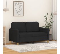 Divvietīgs Dīvāns, Melns Audums, 120 Cm Vidaxl 8721012142008